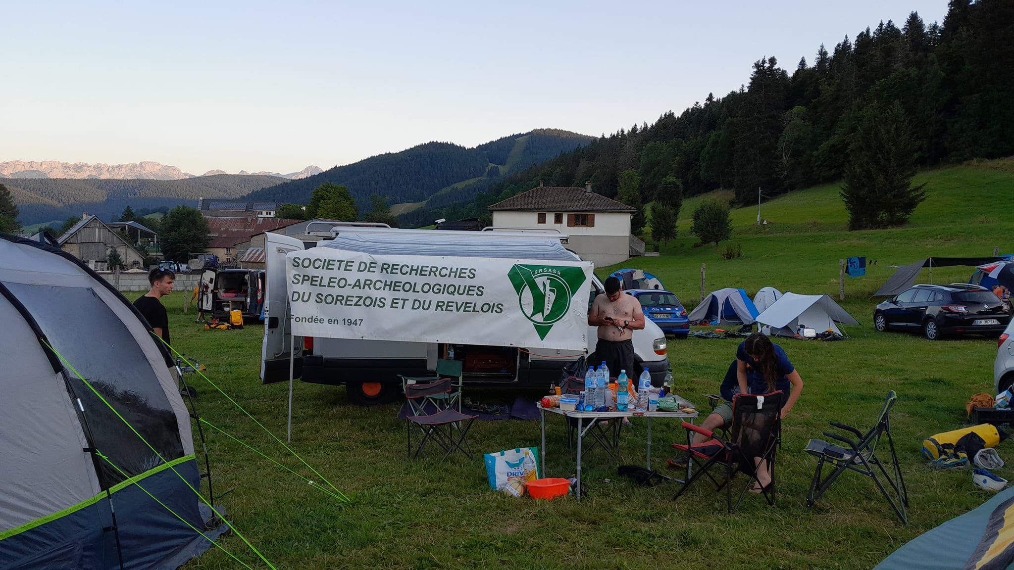 Les Sorézois au Camp du Berger