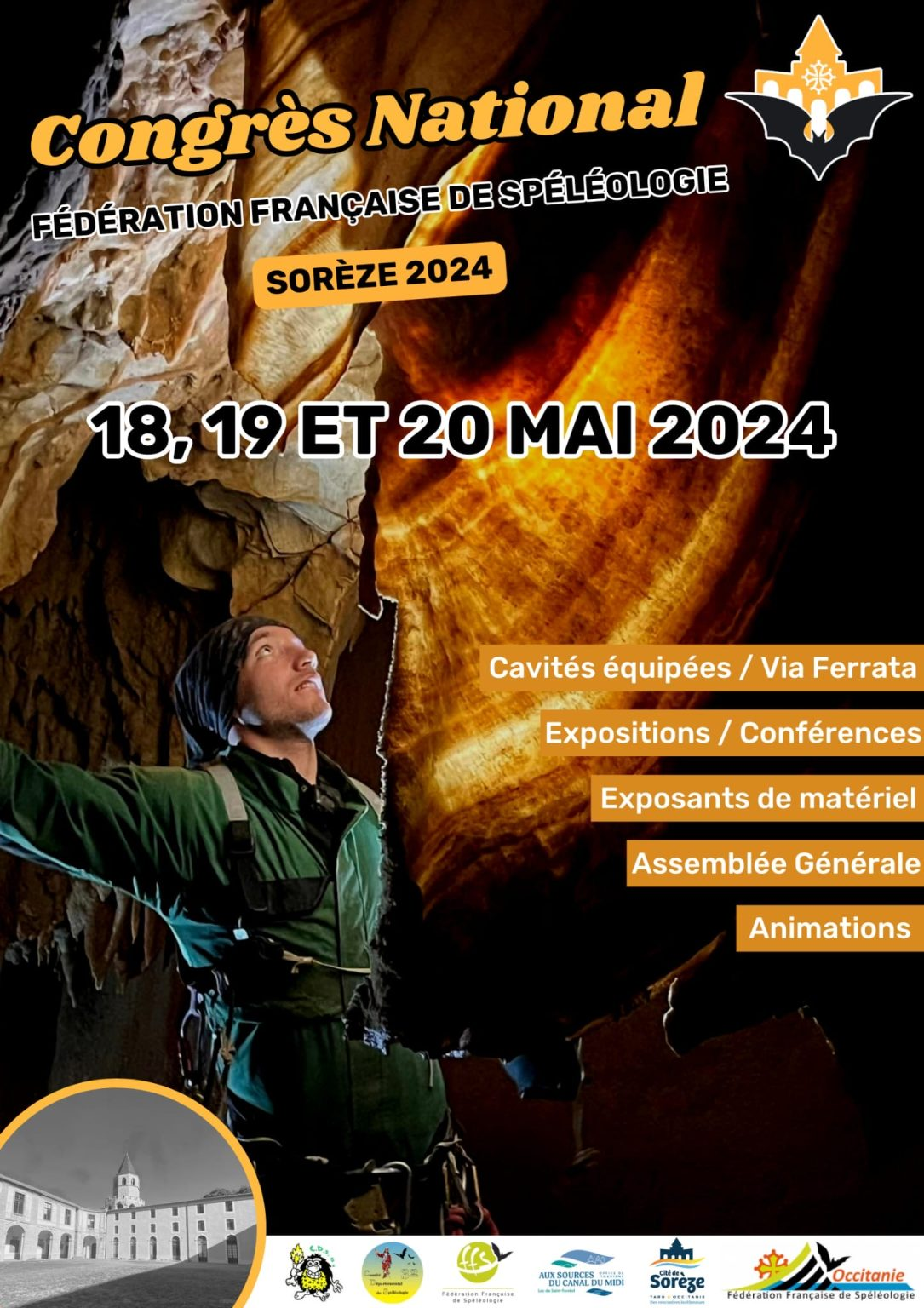 Congrès national de spéléologie Sorèze 2024