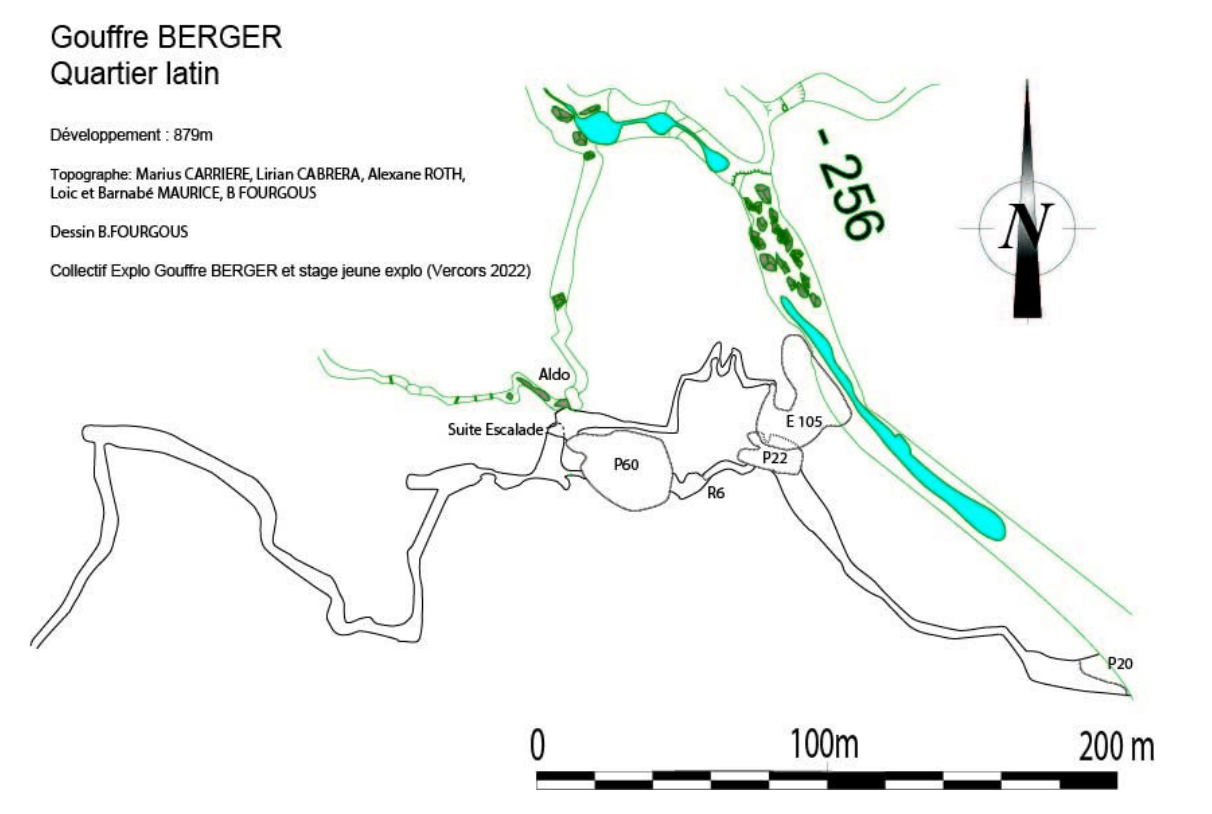 Camp Berger Explo 2022 : une nouvelle galerie explorée